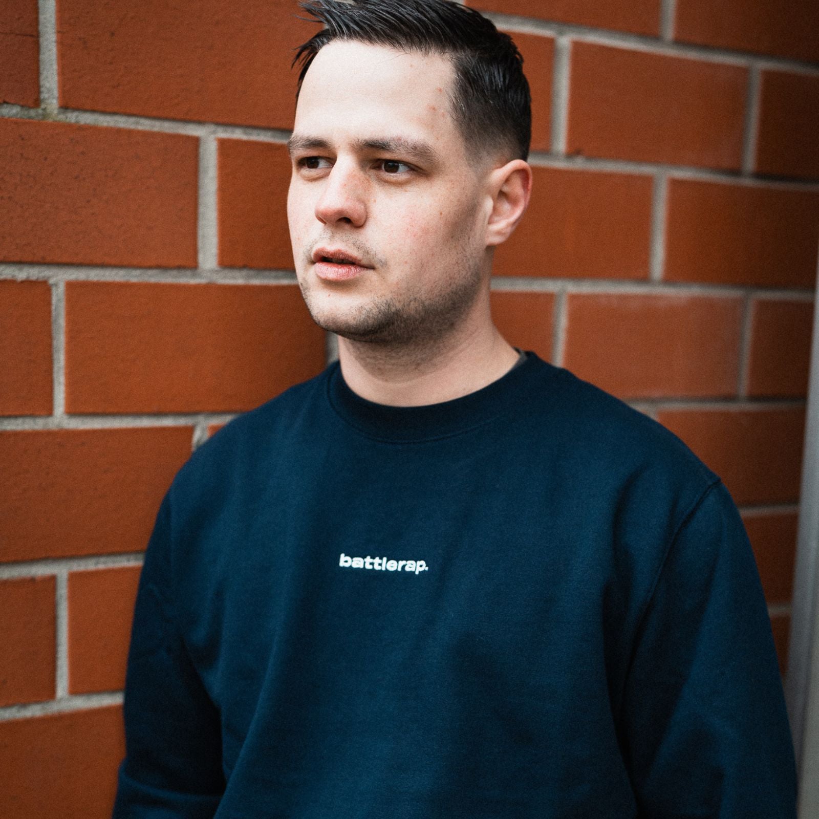 DLTLLY | battlerap. | Sweatshirt Navy | STICK