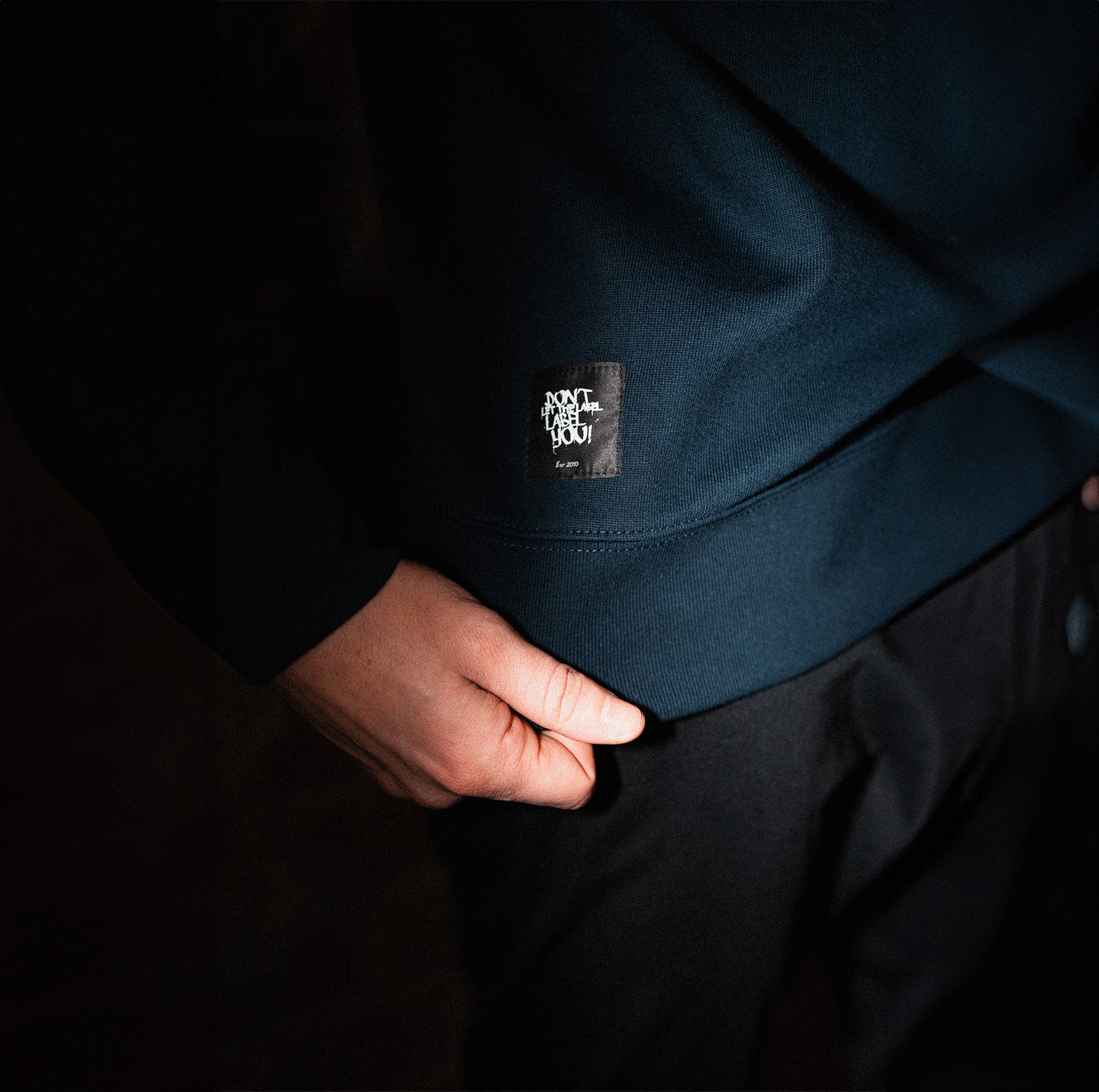 DLTLLY | battlerap. | Sweatshirt Navy | STICK
