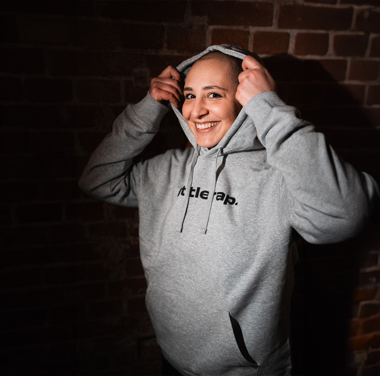 DLTLLY | battlerap. | Sweatshirt | Grau