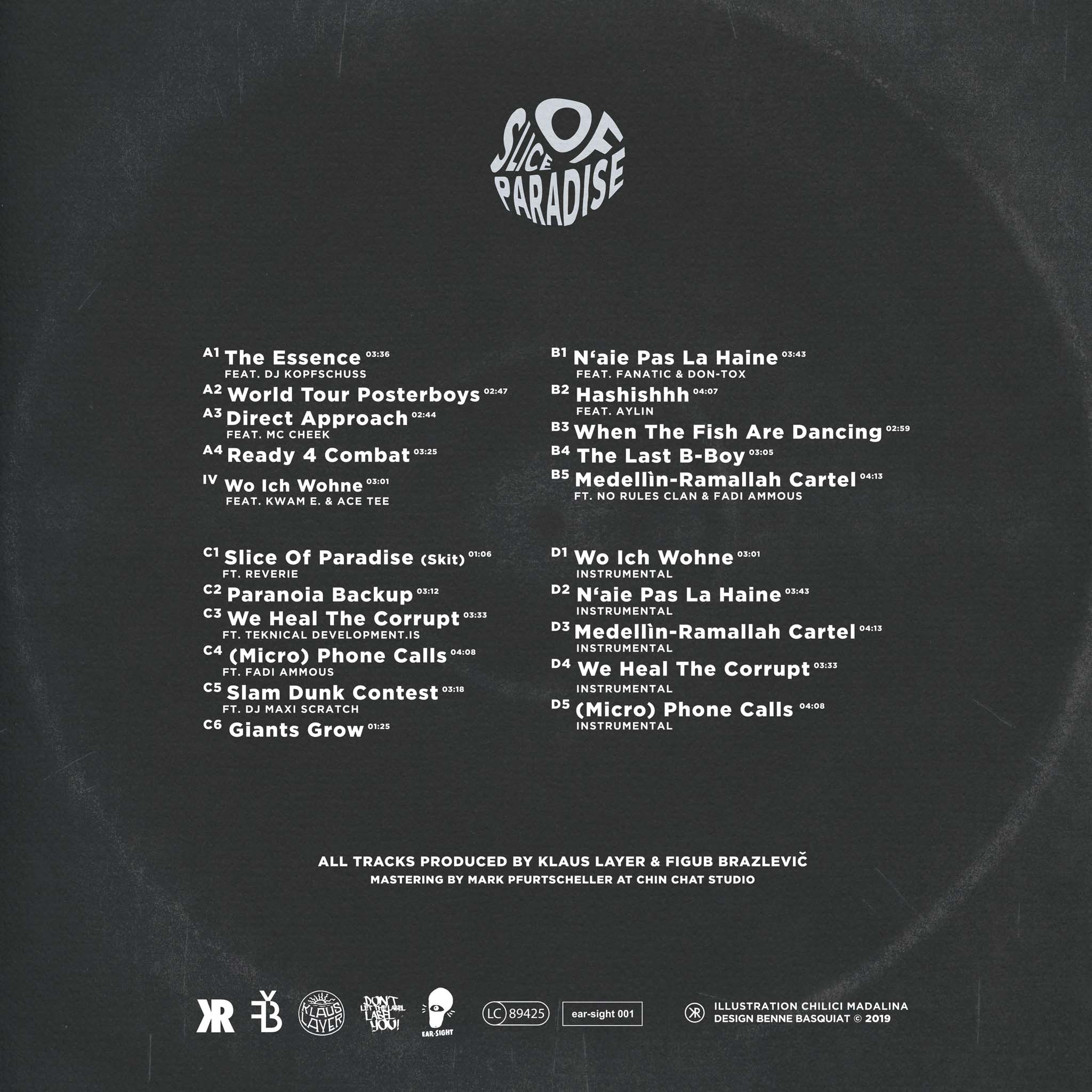 FIGUB BRAZLEVIČ & KLAUS LAYER | SLICE OF PARADISE | DOUBLE LP