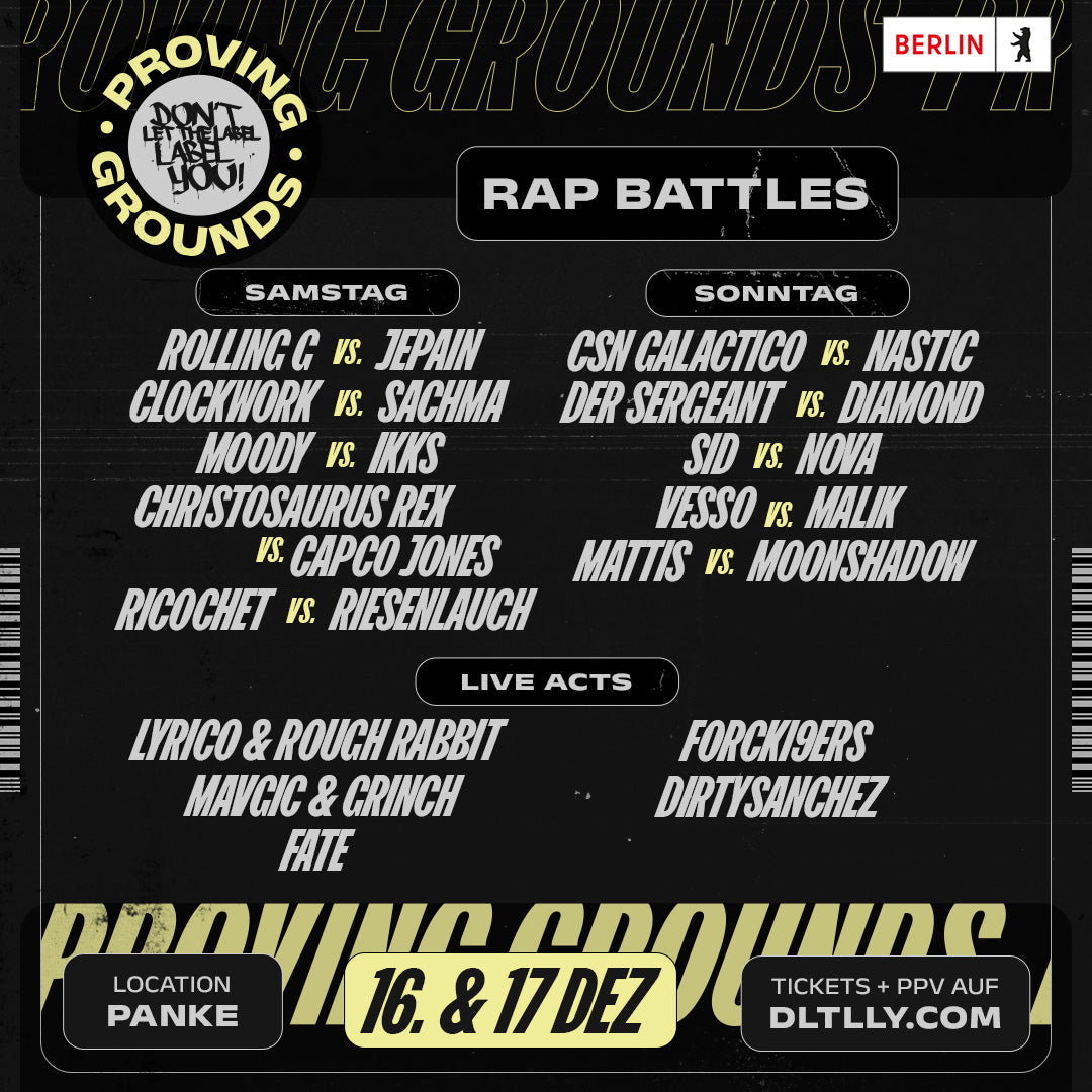 PROVING GROUNDS 2-DAY-EVENT | DLTLLY PPV