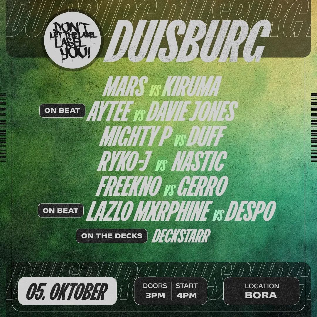 DLTLLY DUISBURG | 05.10. | BORA