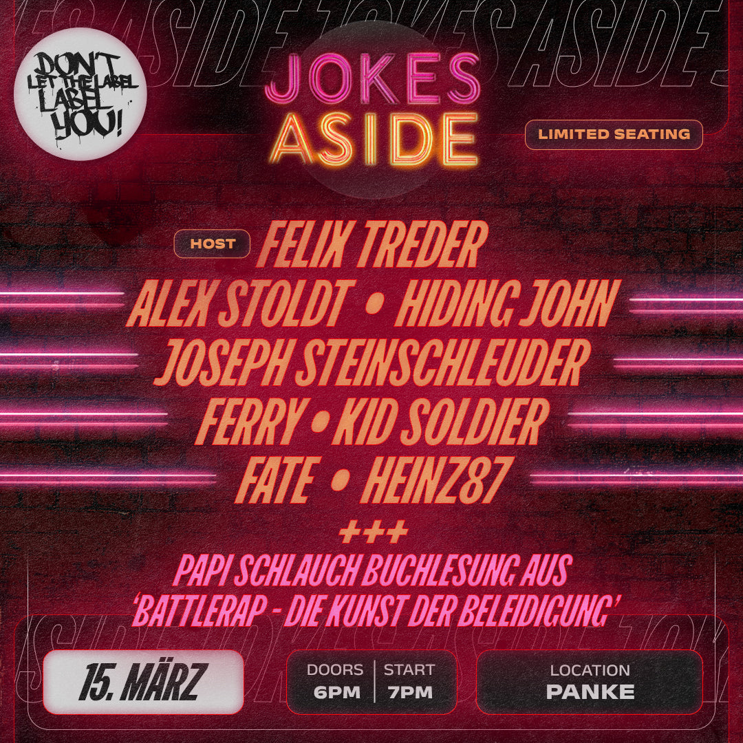 JOKES ASIDE | 15.03.25 | PANKE | DLTLLY COMEDY EVENT