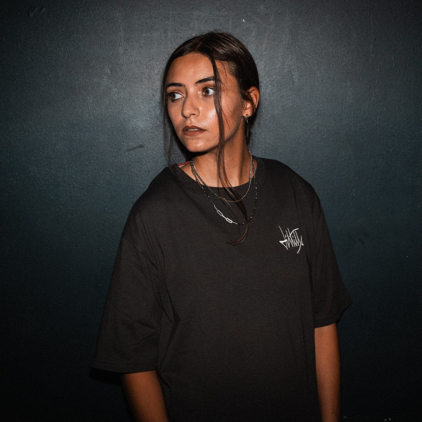 DLTLLY | OVERSIZED SHIRT STICK | FADED BLACK