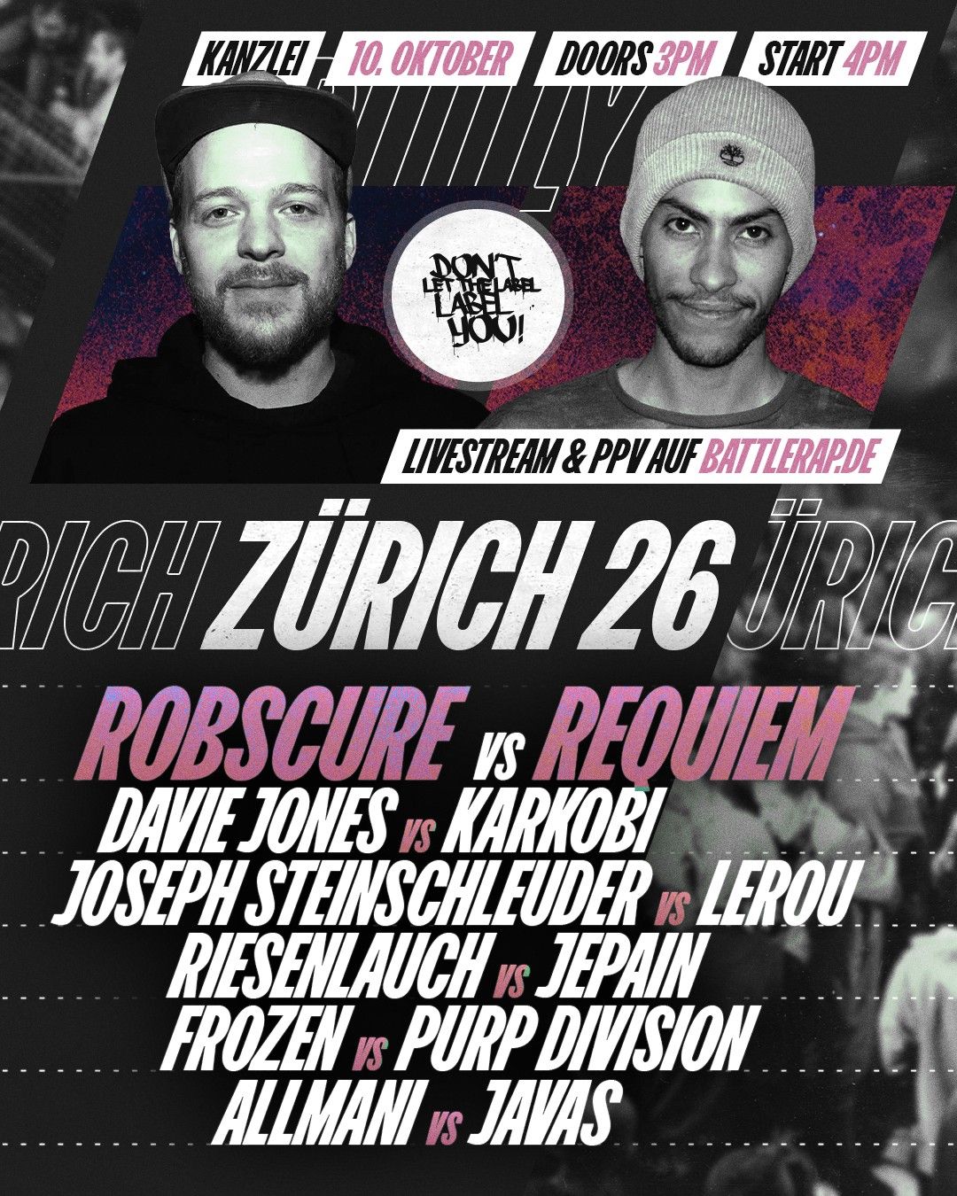 ZÜRICH '26: LIVESTREAM HD + 4K VOD